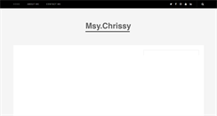 Desktop Screenshot of msychrissy.com